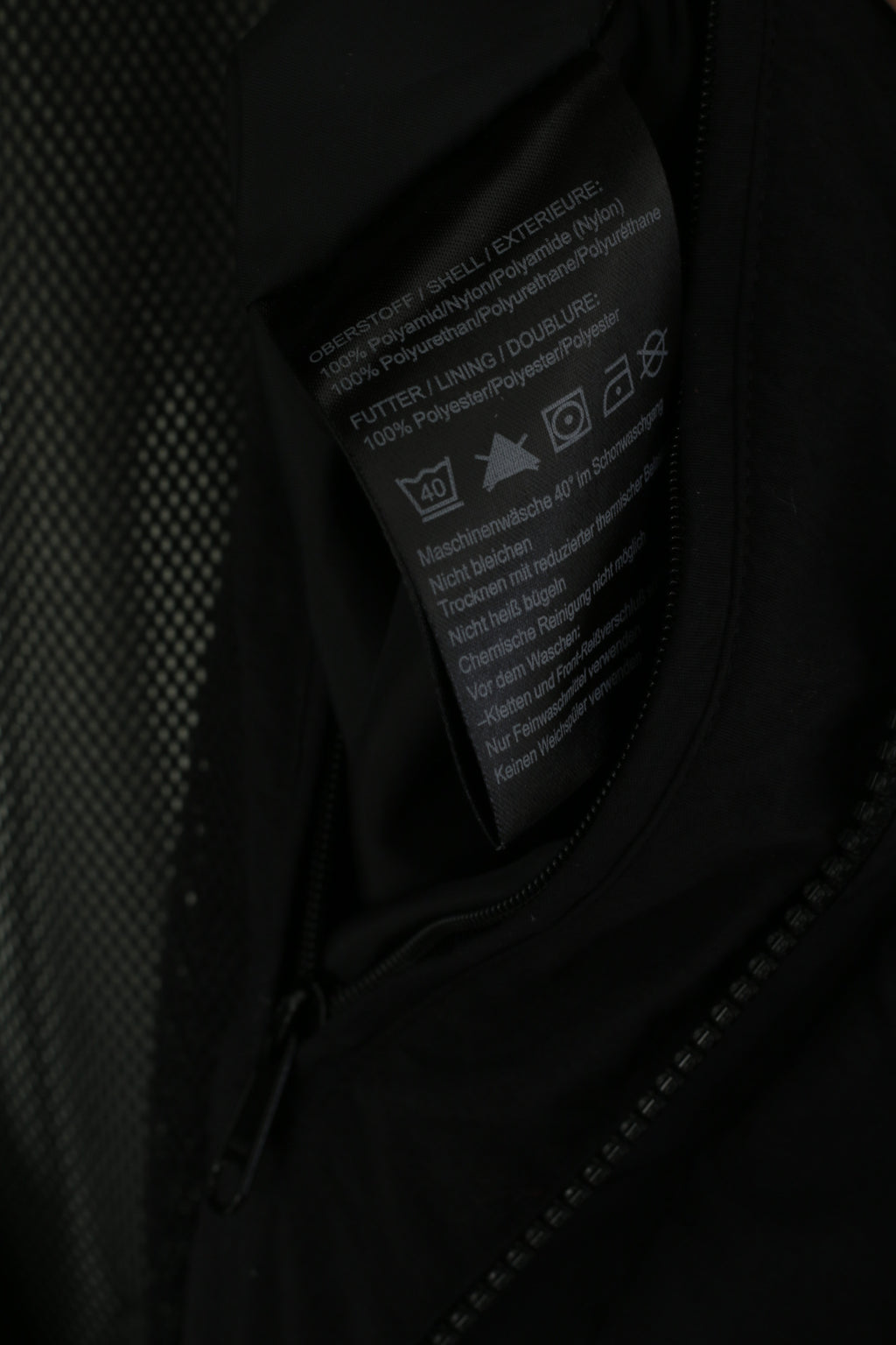 Giacca Schoffel da uomo 42 52 L nera Top in nylon Venturi leggero con cerniera intera per esterni