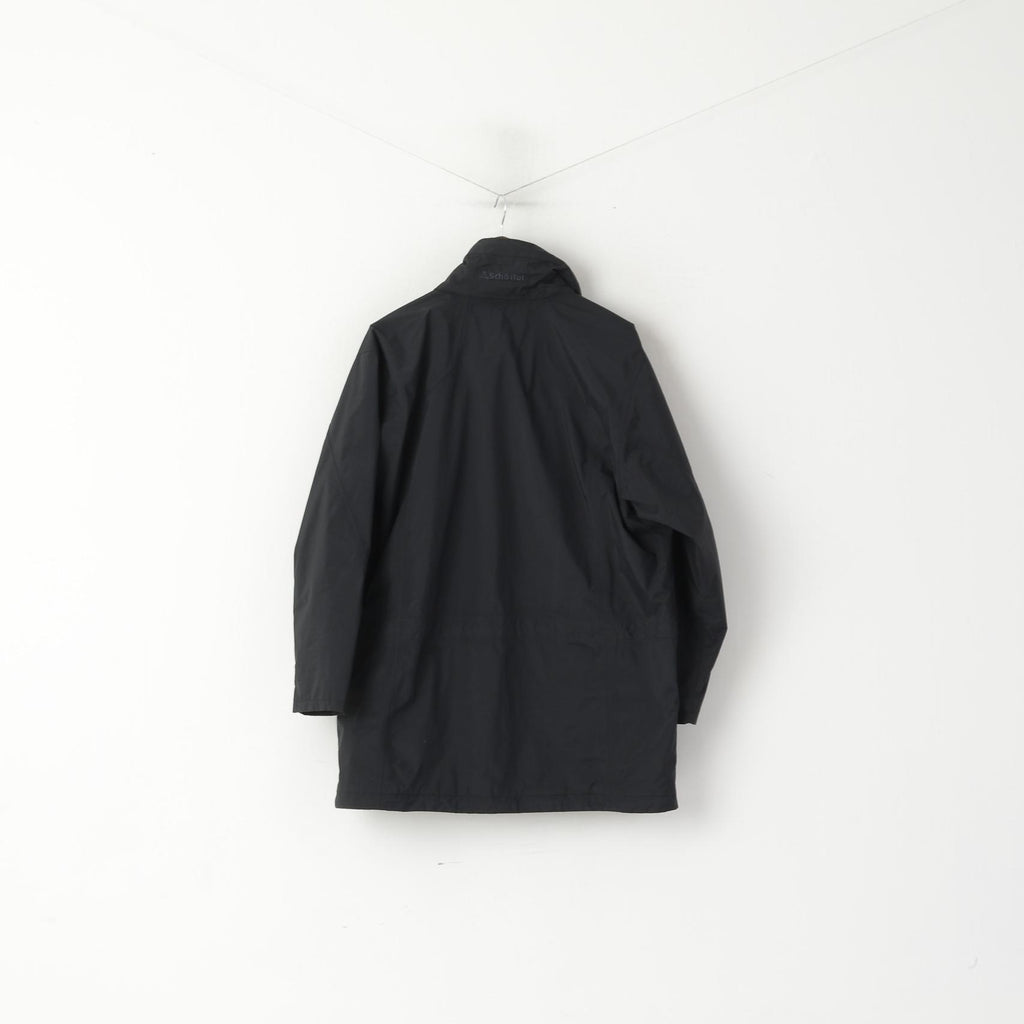 Giacca Schoffel da uomo 42 52 L nera Top in nylon Venturi leggero con cerniera intera per esterni