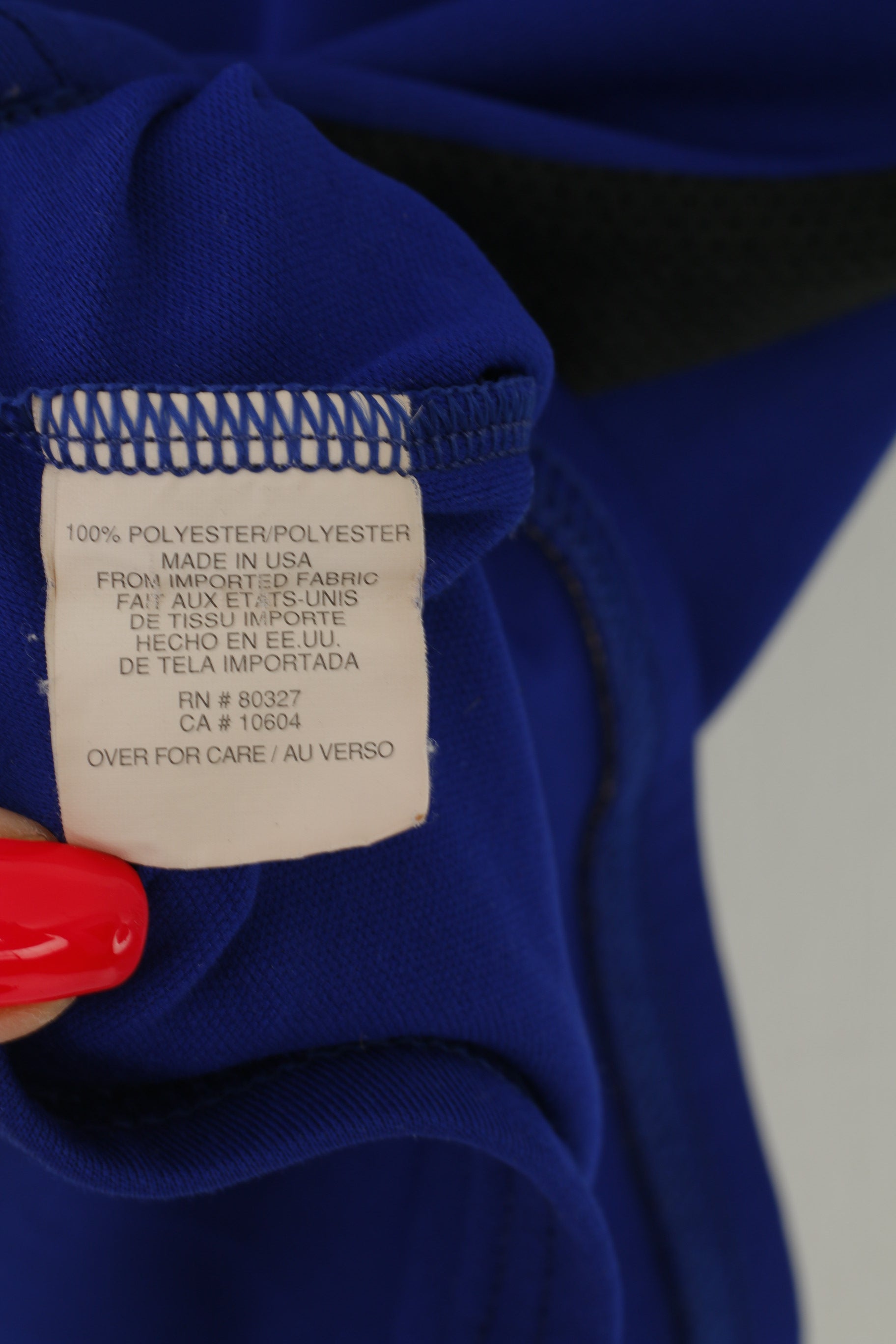 Pearl Izumi Chemise de cyclisme pour hommes Bleu Vintage Col zippé Manches longues Vêtements de vélo