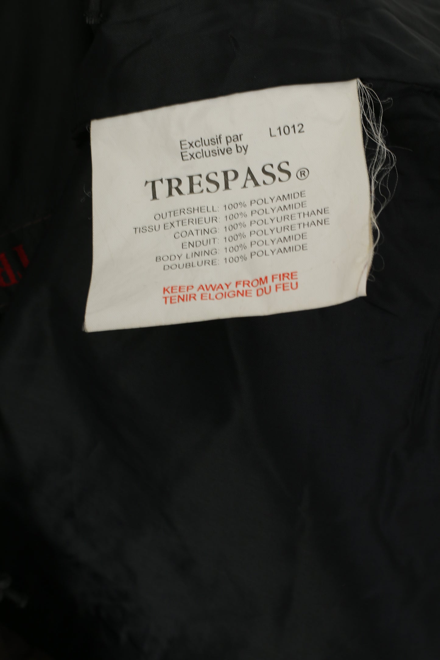 Technical Trespass Men M Jacket Brown Nylon Breathable Hidden Hood Full Zip Top