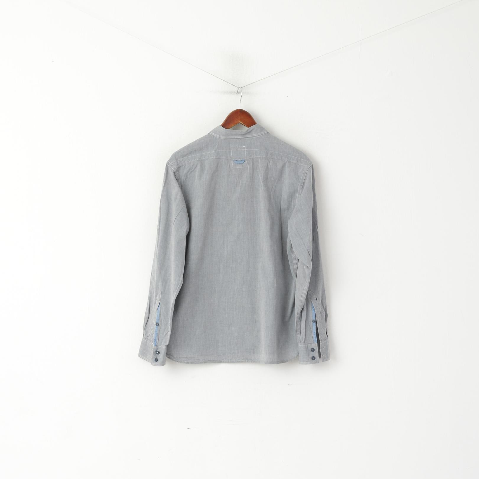 G-Star Raw Men XL (M) Chemise décontractée Bleu Coton Lakewood Haut à manches longues