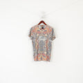 Chasin Hommes L (M) Chemise Multi Imprimé Michelangelo Col Rond Juste Pour Jeans Top