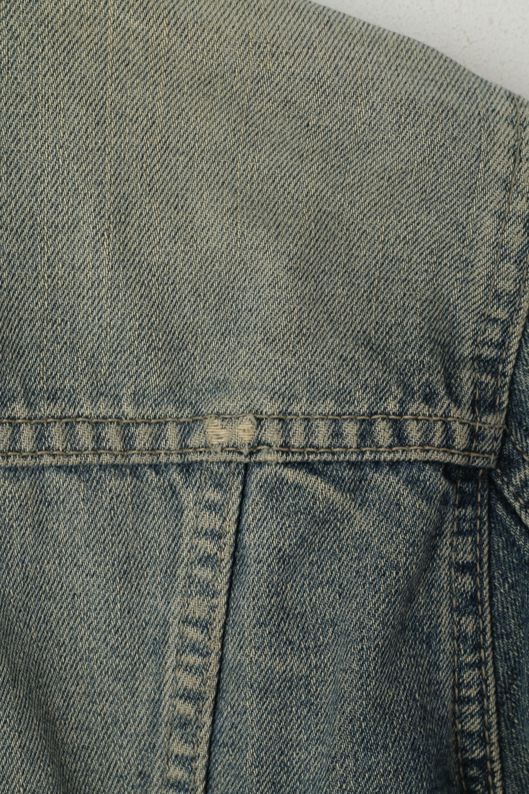 Diesel Donna M (S) Giacca di jeans Blu sbiadito Cotone made in Italy Jeans Top