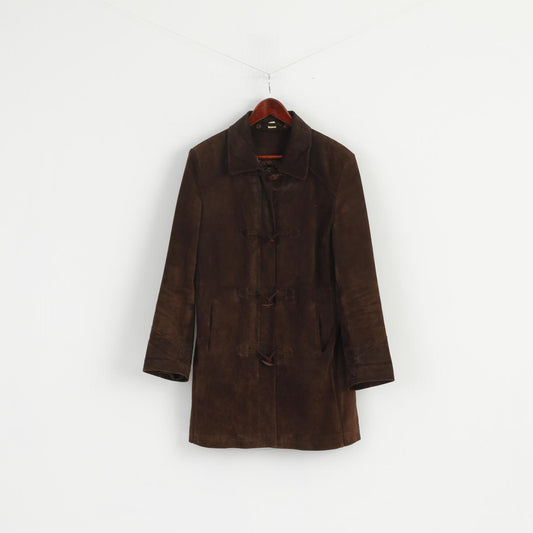 Authentic Clothing Company Donna 14 40 Cappotto Borsone classico in pelle scamosciata marrone