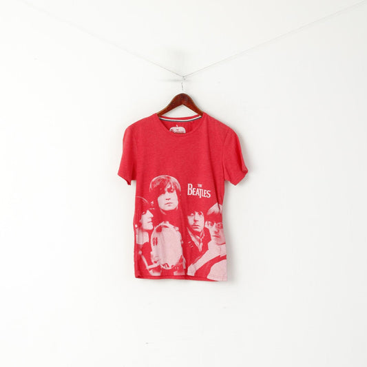 Next The Beatles – chemise en coton rouge pour hommes, haut de groupe de musique graphique