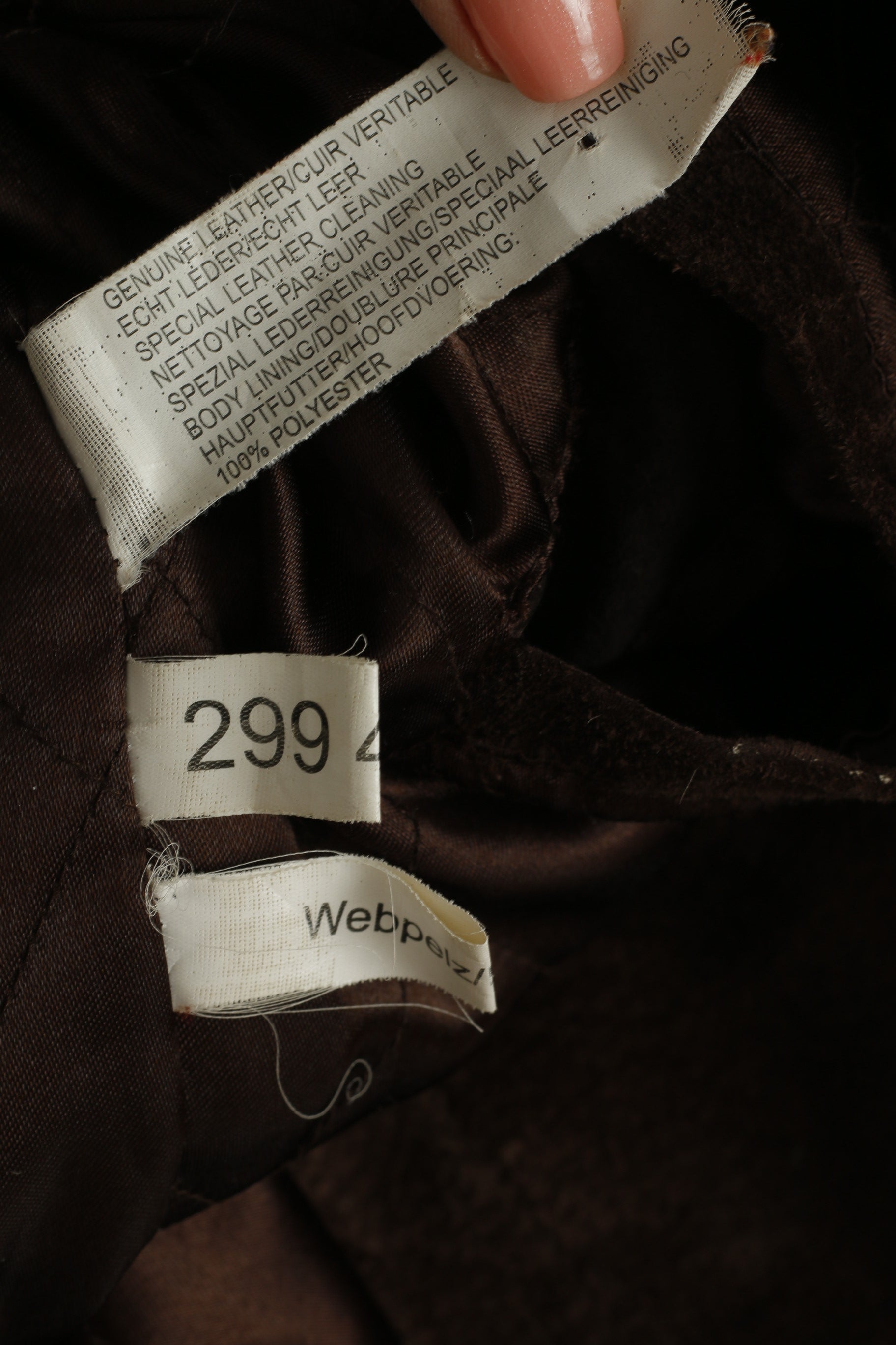 Authentic Clothing Company Women 14 40 Coat Brown Leather Suede Duffle Classic Top