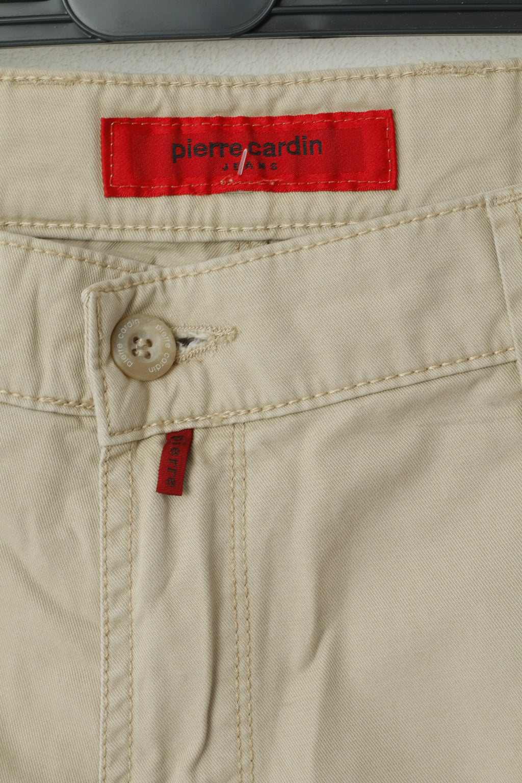 Pierre Cardin Jeans Uomo 35 50 Pantaloncini Pantaloni corti casual in cotone beige