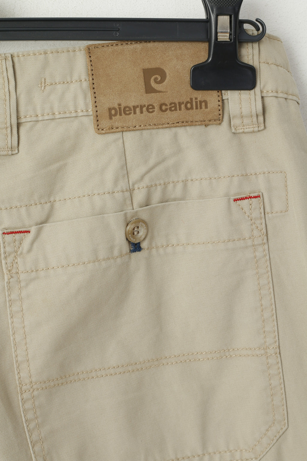 Pierre Cardin Jeans Uomo 35 50 Pantaloncini Pantaloni corti casual in cotone beige
