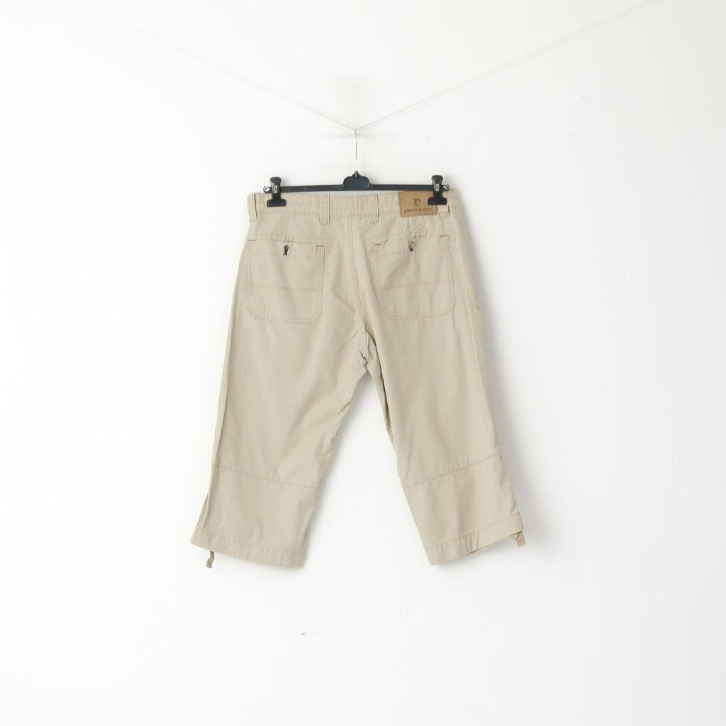 Pierre Cardin Jeans Uomo 35 50 Pantaloncini Pantaloni corti casual in cotone beige