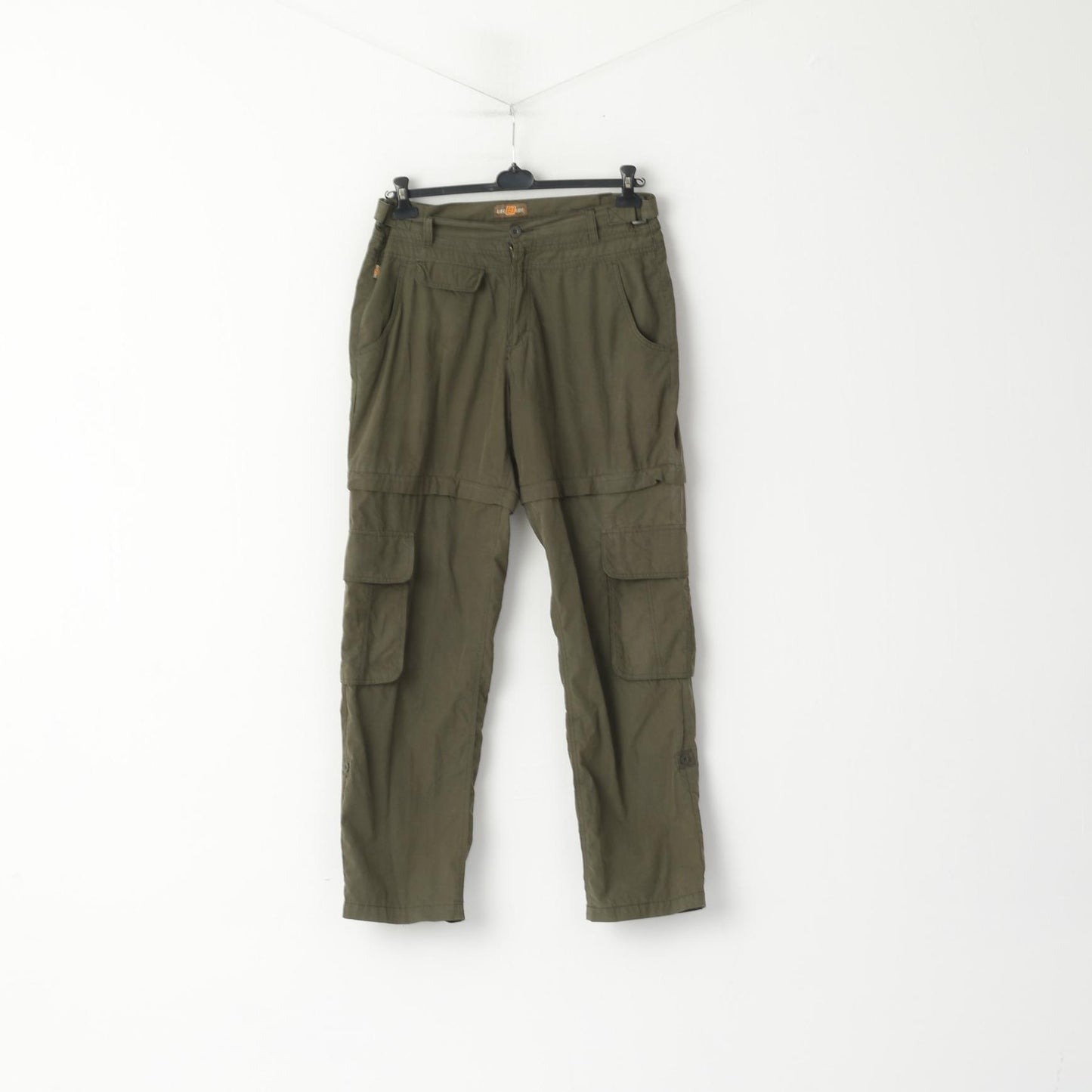 Life Line Women 18 44 Trousers Green Hiking Outdoor Cargo Mountain Pants