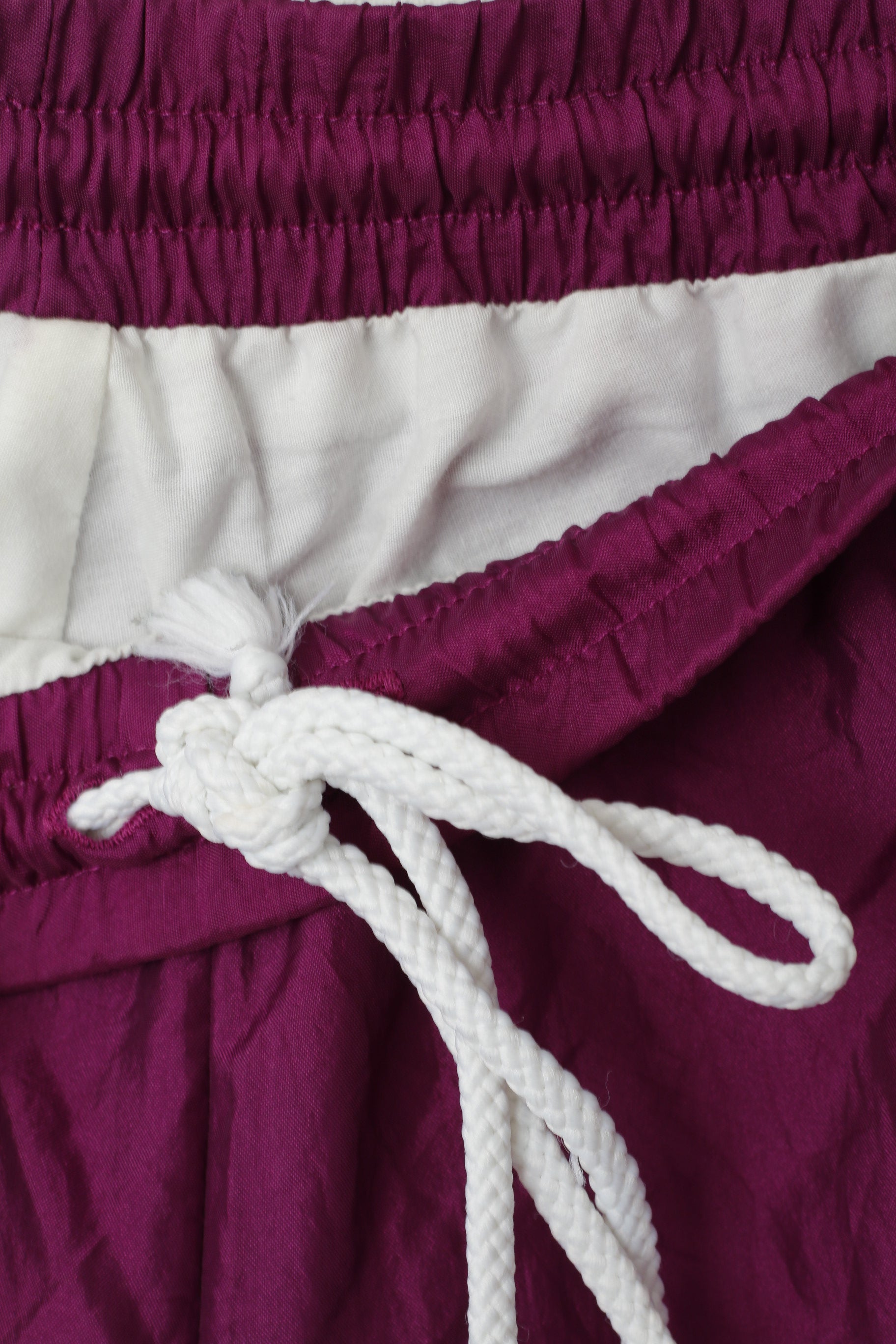 Head Men XL Sweatapants Purple Shiny Retro Gym Sportswear Track Bottoms