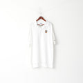 Reebok NFL Men 2XL (3XL) Polo Shirt White Long Cotton Europe League Play Dry Top