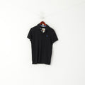 Acostamento Outfitters Hommes M Polo Noir Muscle Fit The Wolf Polo Stretch Top