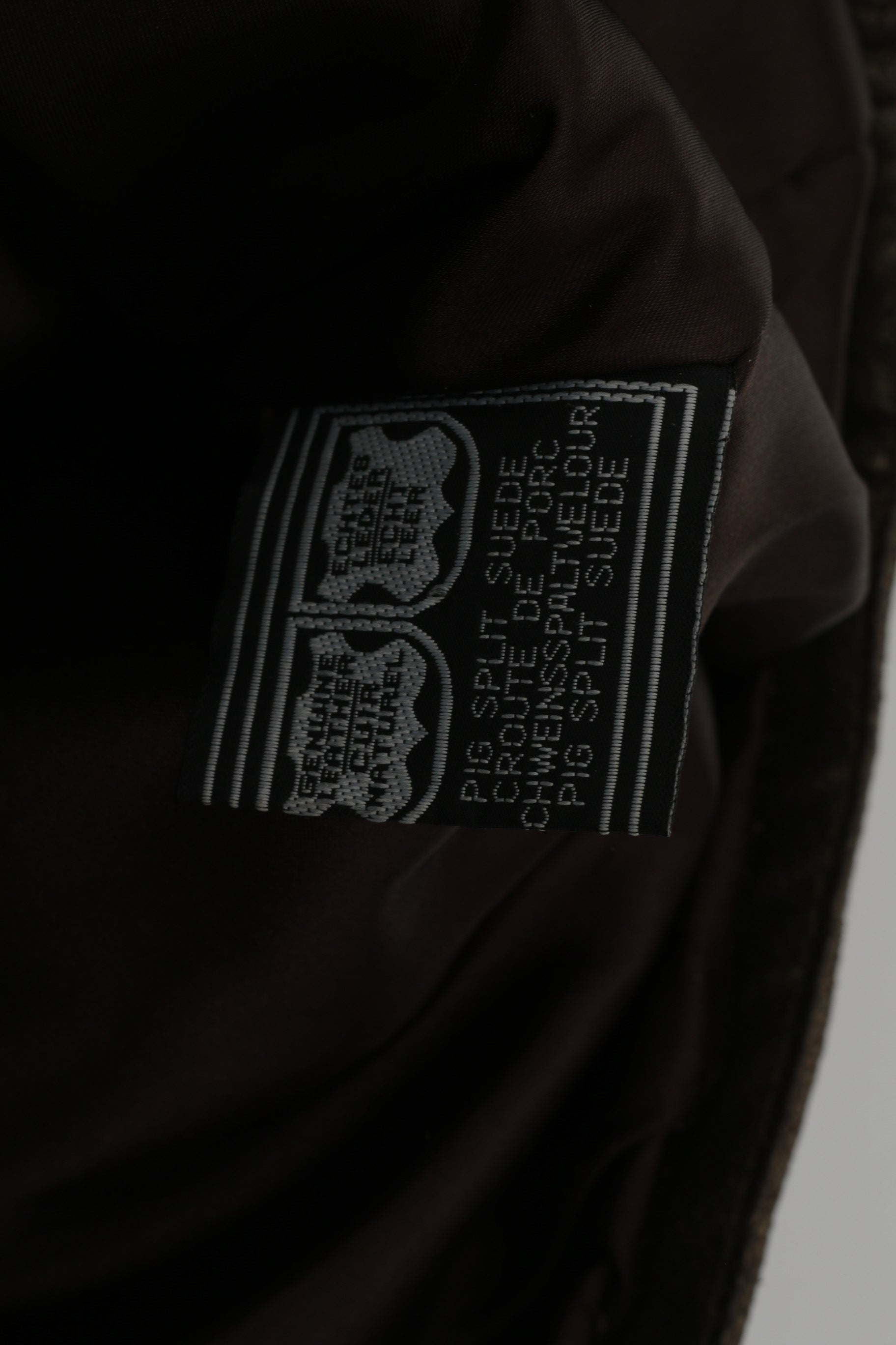 Carnaby's Collection Women 40 L Bodywarmer Brown Gold Leather Padded Retro Snaps Vest