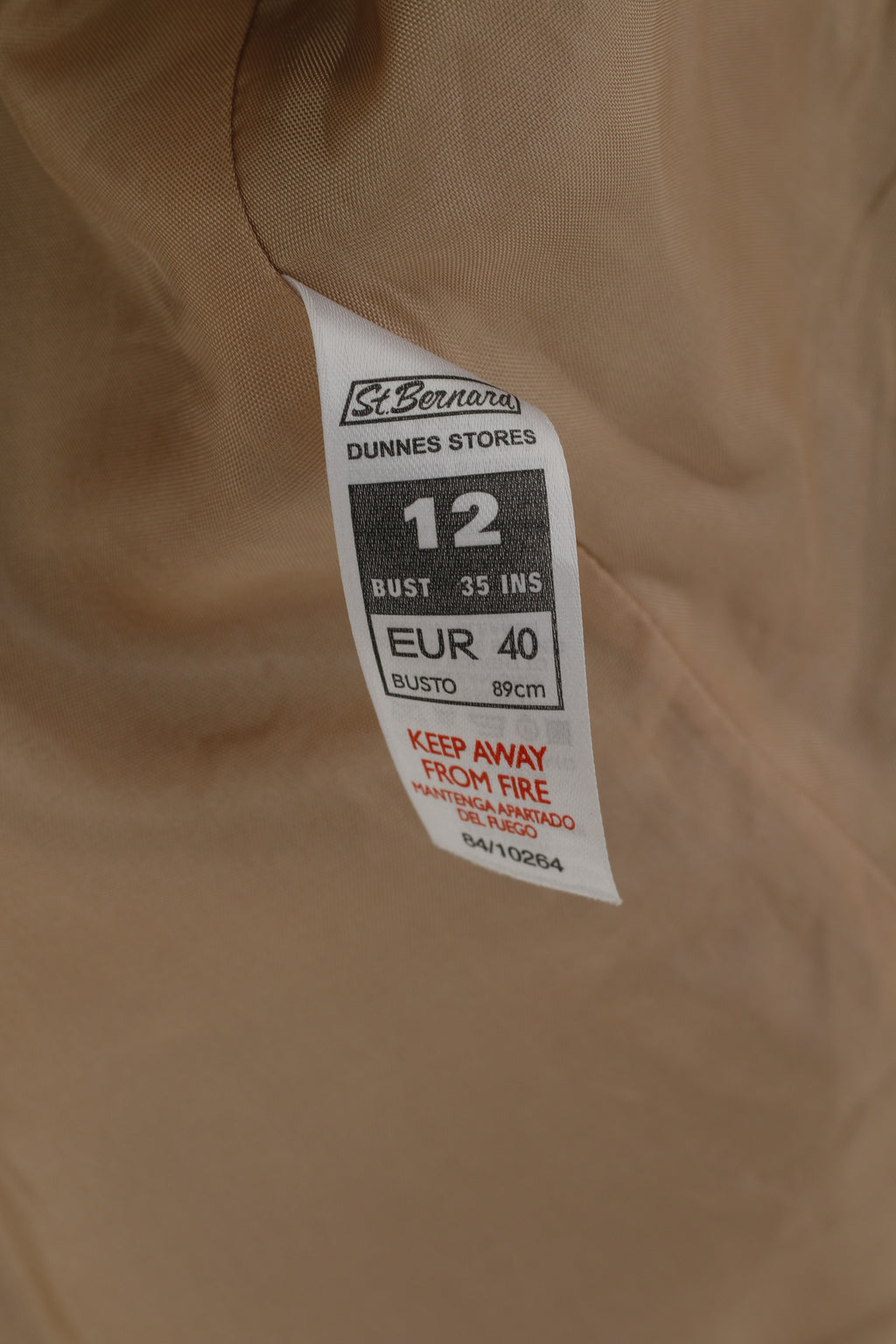 Dunnes Stores Abito gonna da donna 12 40 S Gonna blazer in lino beige Set elegante