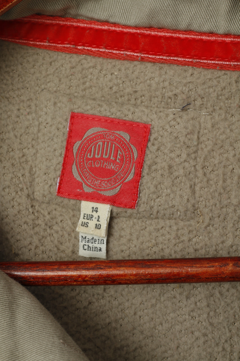 Tom Joule Femmes 14 L Sweat Taupe Pull Poches Col Montant Haut Polaire