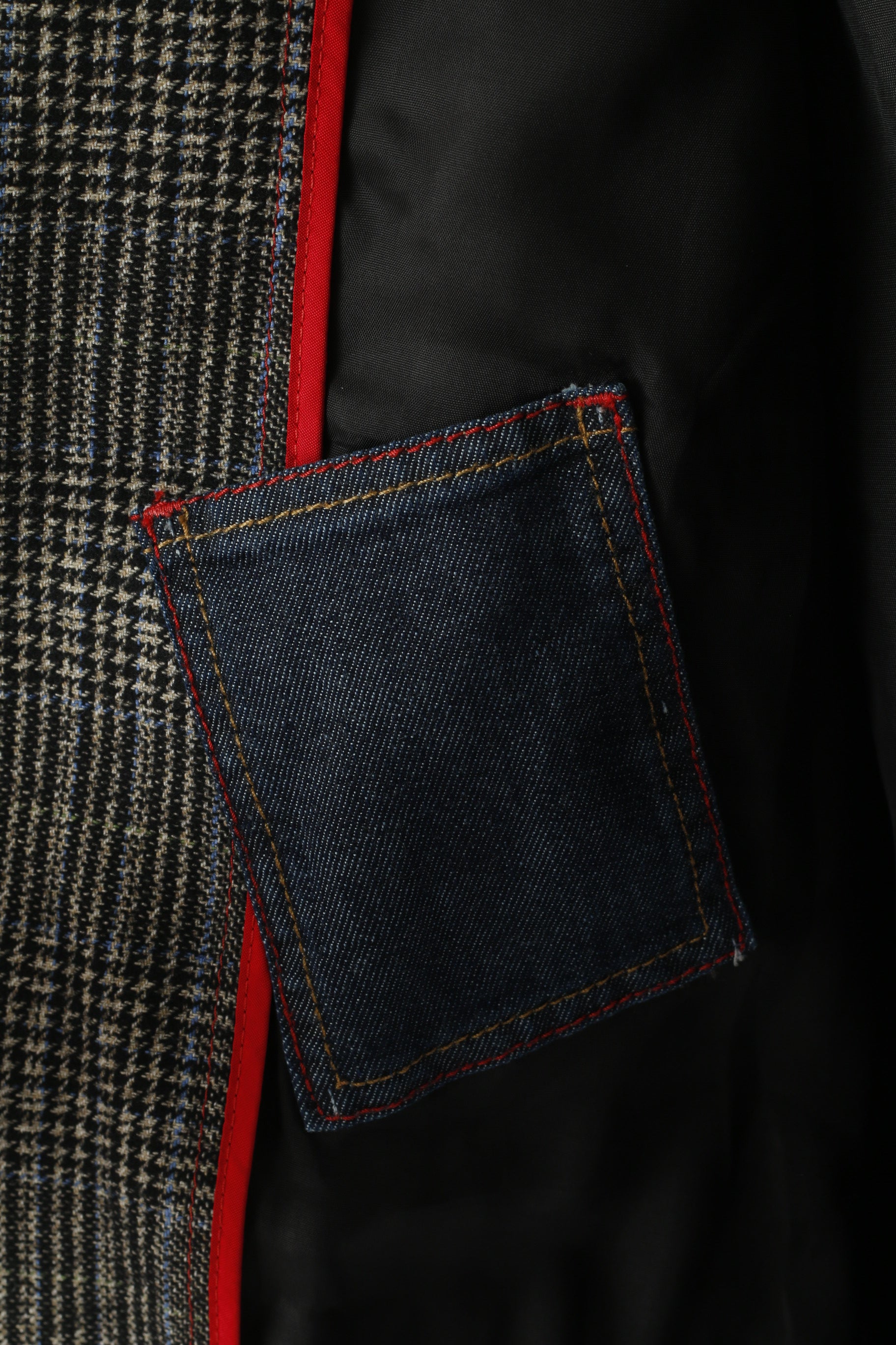 CG Get Prestige Pochhacker Men 102 40 Blazer Gray Check Wool Single Breasted Jacket