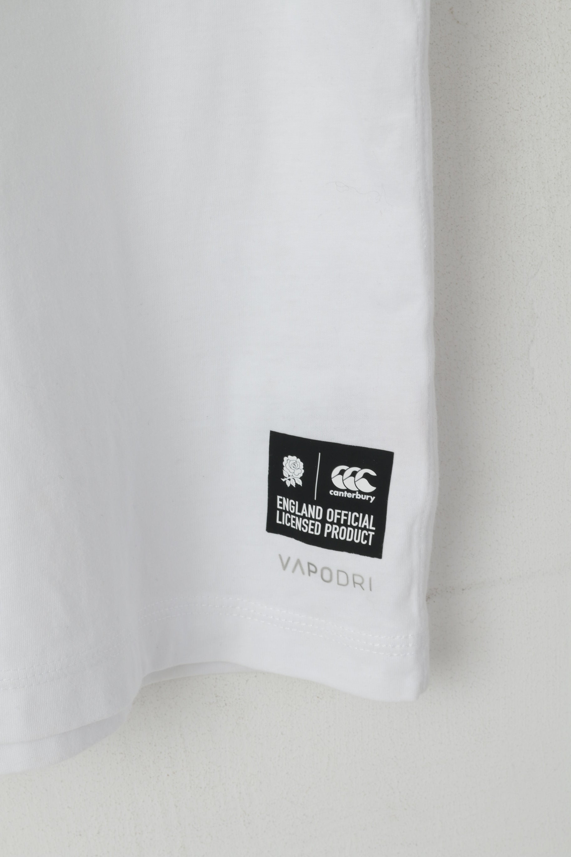 Canterbury Men XL T-Shirt White England National Rugby Union Team Sportswear Top