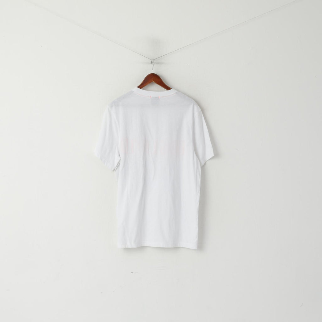 Canterbury Men XL T-Shirt White England National Rugby Union Team Sportswear Top