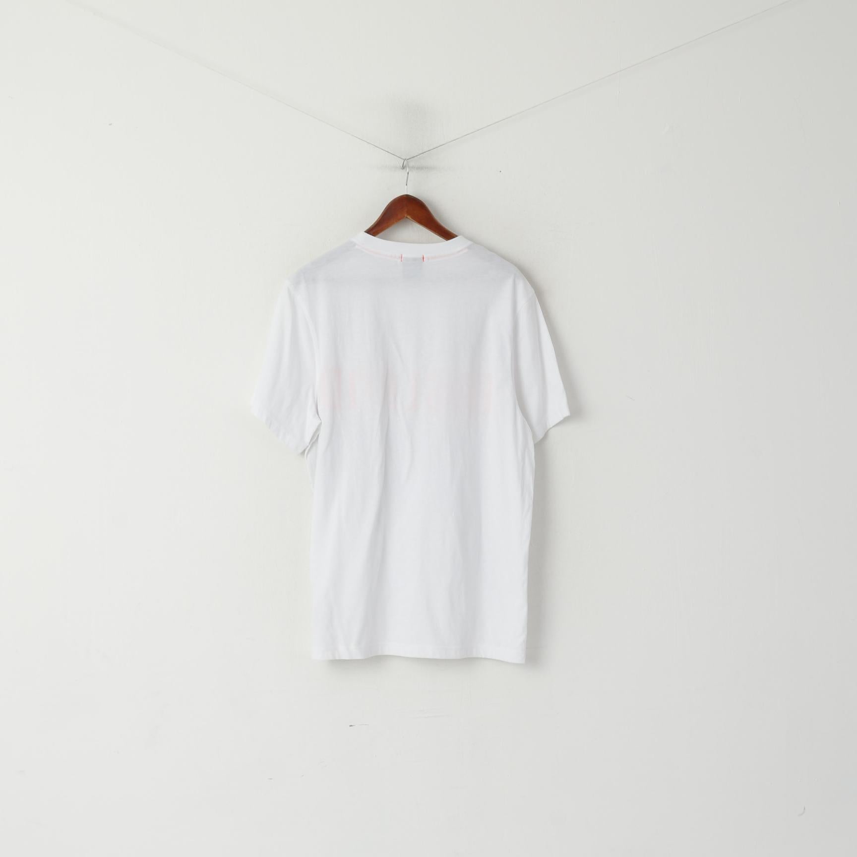 Canterbury Men XL T-Shirt White England National Rugby Union Team Sportswear Top