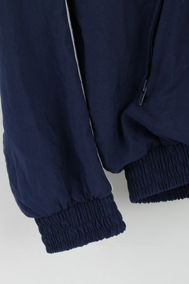 Comfort Men XL Jacket Navy Bomber Nylon Manpower Festival Top