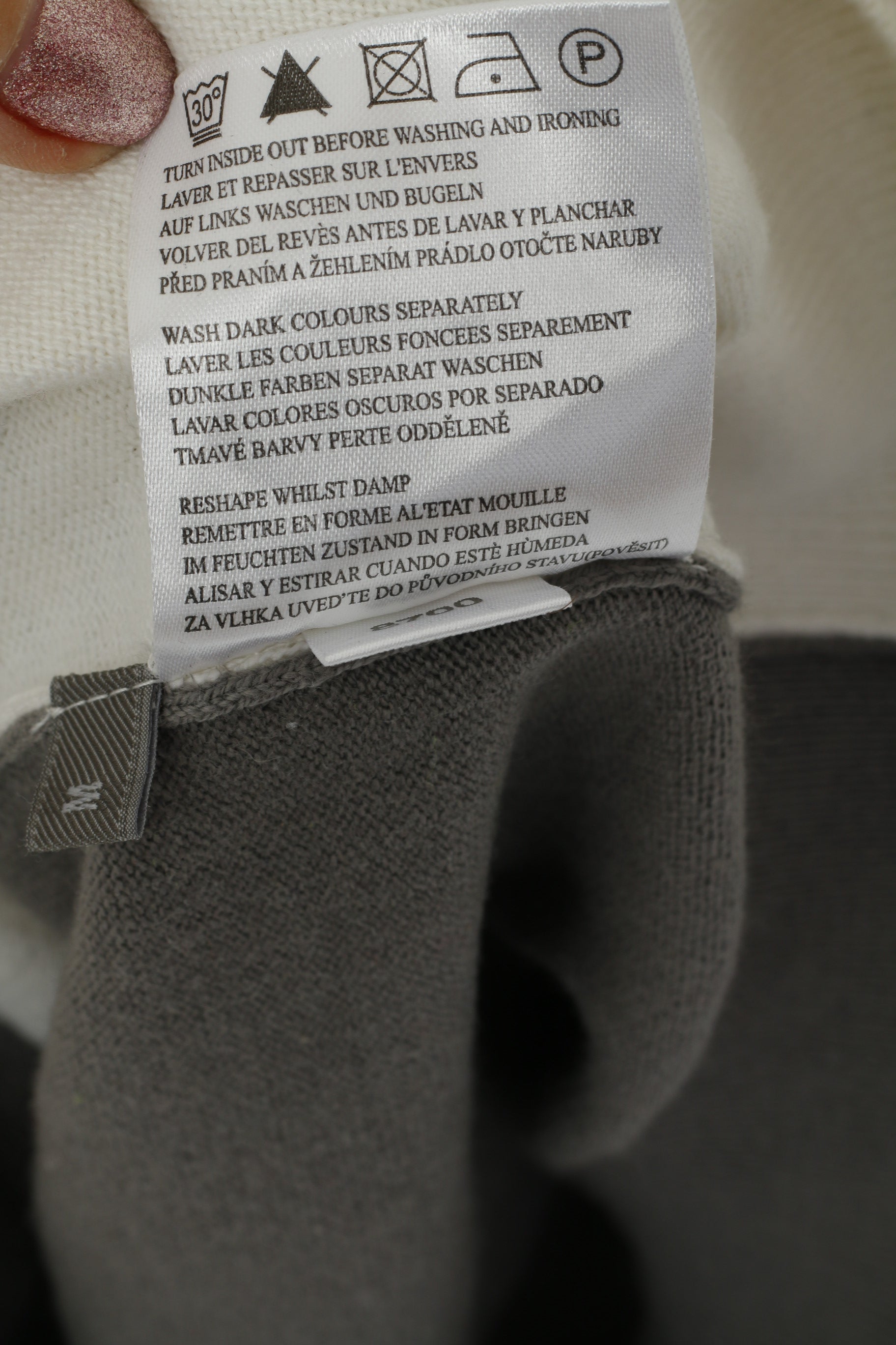 Maglione da golf da uomo della collezione Ping M maglione color crema in misto cotone e lana con zip