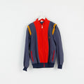 Giacca da uomo Loffler M, top classico retrò con cerniera leggera rossa blu scuro