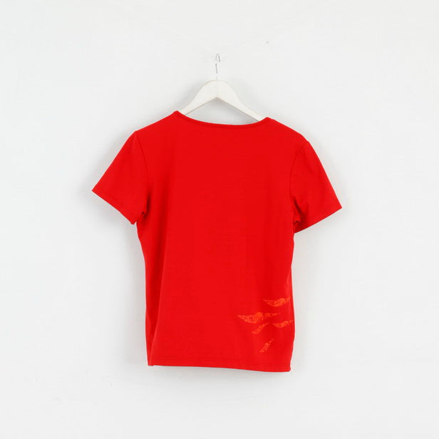 Etirel Womens M Shirt Rouge Stretch Outdoor Randonnée Active Top