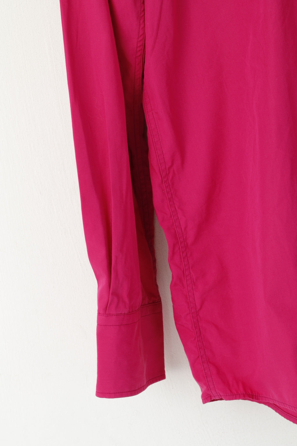 Pierre Cardin Chemise décontractée XL en coton amarante pour homme, coupe intelligente, col boutonné