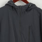 Sprayway Men L Jacket Gray Lightweight Nylon Waterproof Hooded Casual Top