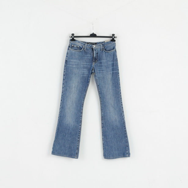 Versace Jeans Couture Donna 28 42 Pantaloni Jeans Blu Denim Italia Bootcut