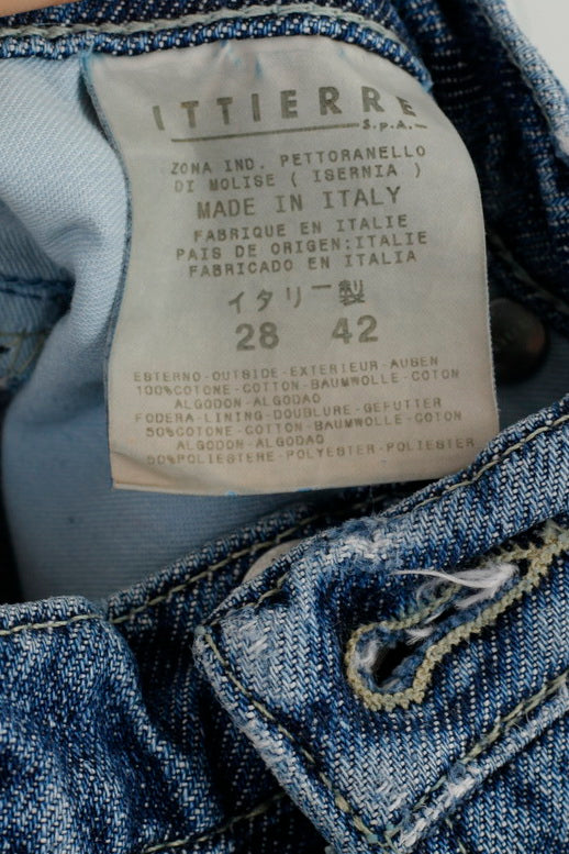 Versace Jeans Couture Donna 28 42 Pantaloni Jeans Blu Denim Italia Bootcut