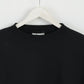 Doc By Bex Womens M 38/40 Sweatshirt Black Cotton retro Shoulder Padc Top