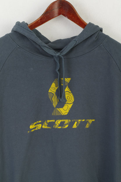Scott Men XXL Sweatshirt Green Cotton Innovation Technology Design Hoodie Top