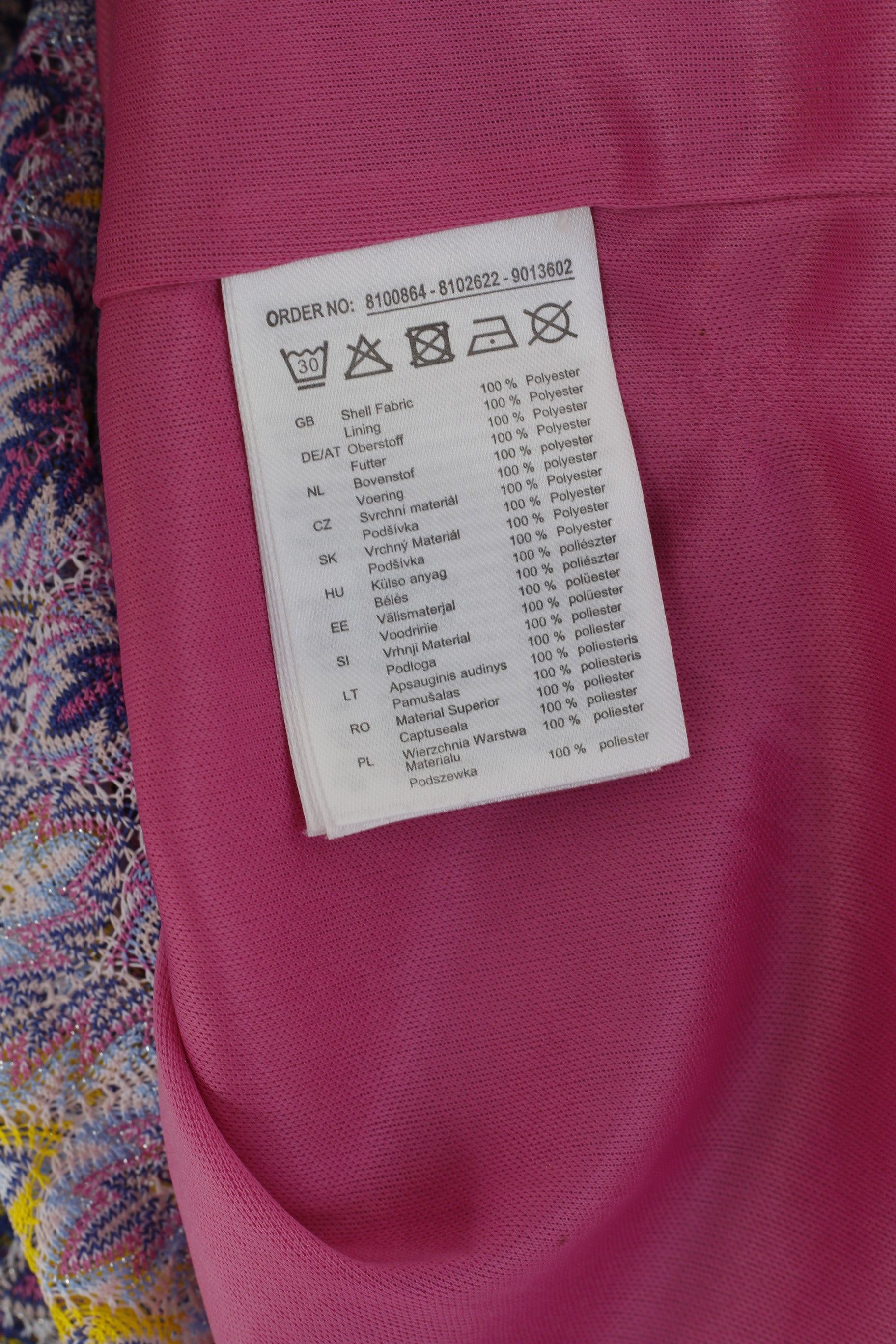 Jean Pascale Women XS Maxi Dress Pink Halter Neck Summer Long