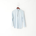 Maglia da allenamento Nike Donna L 12-14 a maniche lunghe elasticizzata azzurra