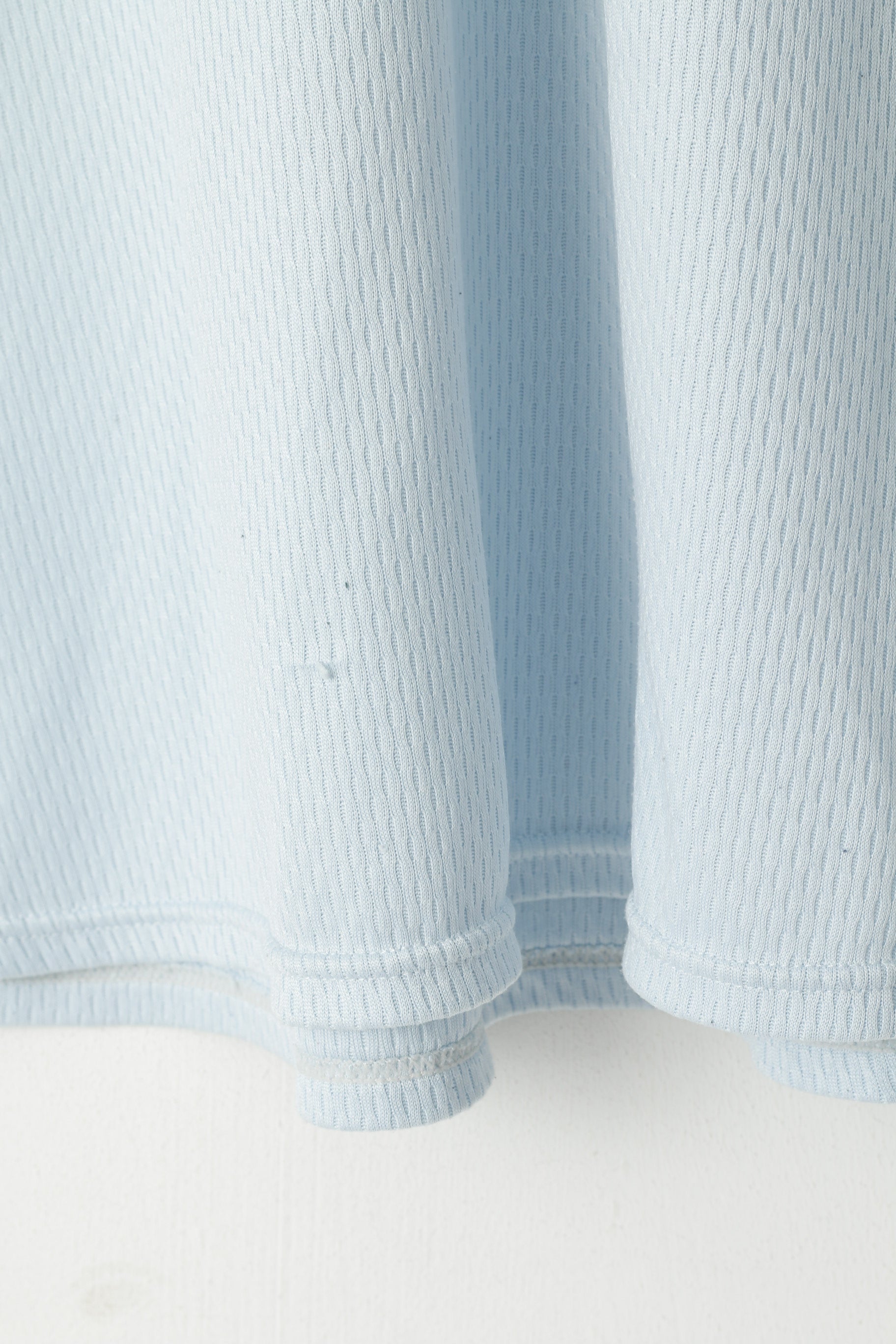 Nike Femme L 12-14 Chemise à manches longues Bleu clair Stretch Sport Training Top