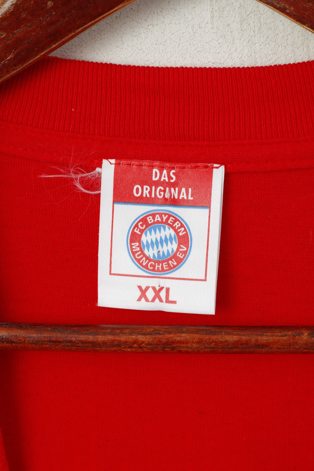 FC Bayern Munchen EV T-Shirt XXL Homme Rouge Coton Champion League 2001 Top