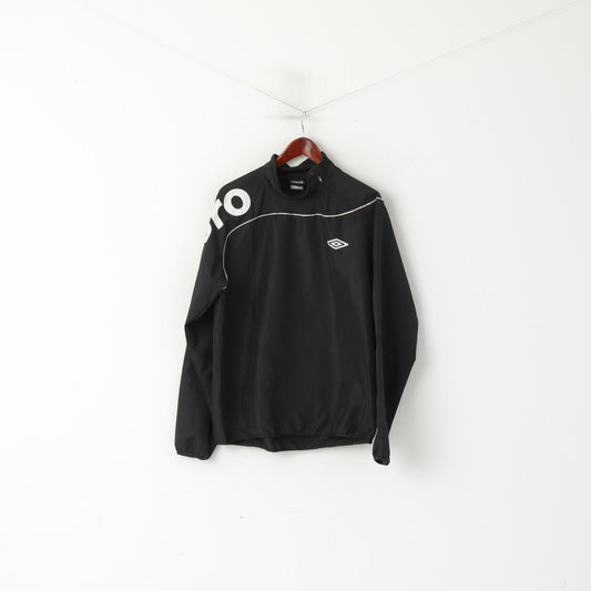 Umbro Homme M Pull Veste Noir Sportswear Training Haut Léger