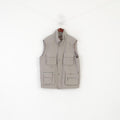 Canada by C&A Men 56 XL Vest Gray Classic Micro Pockets Hunting Fishing Bodywarmer