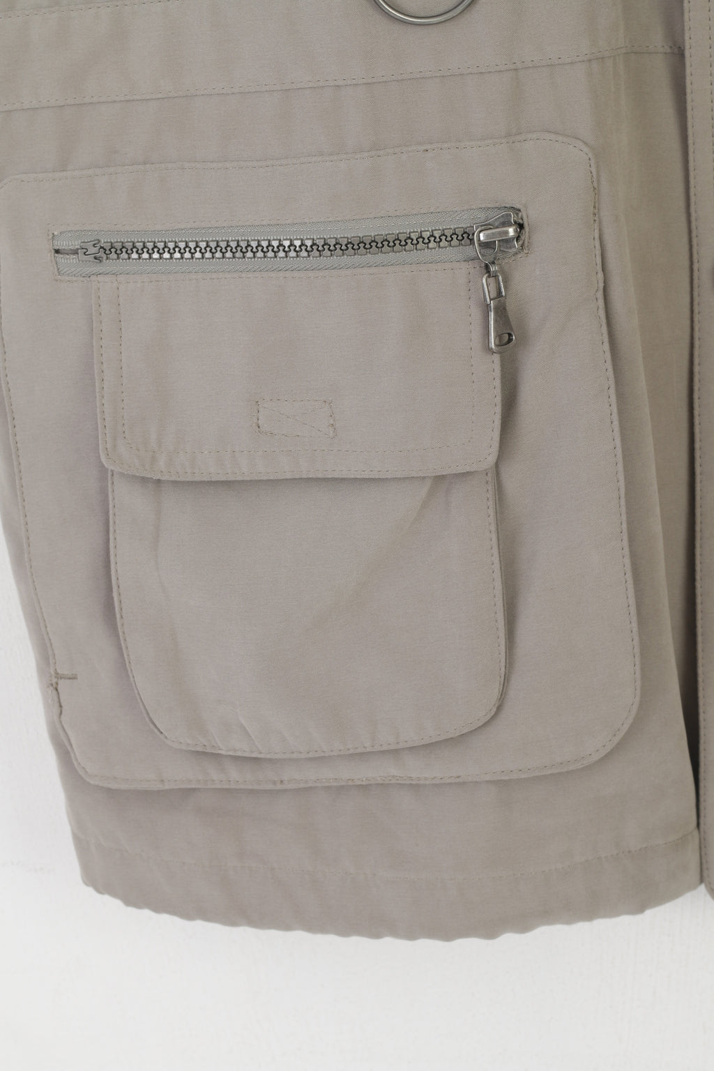 Canada by C&A Men 56 XL Vest Gray Classic Micro Pockets Hunting Fishing Bodywarmer