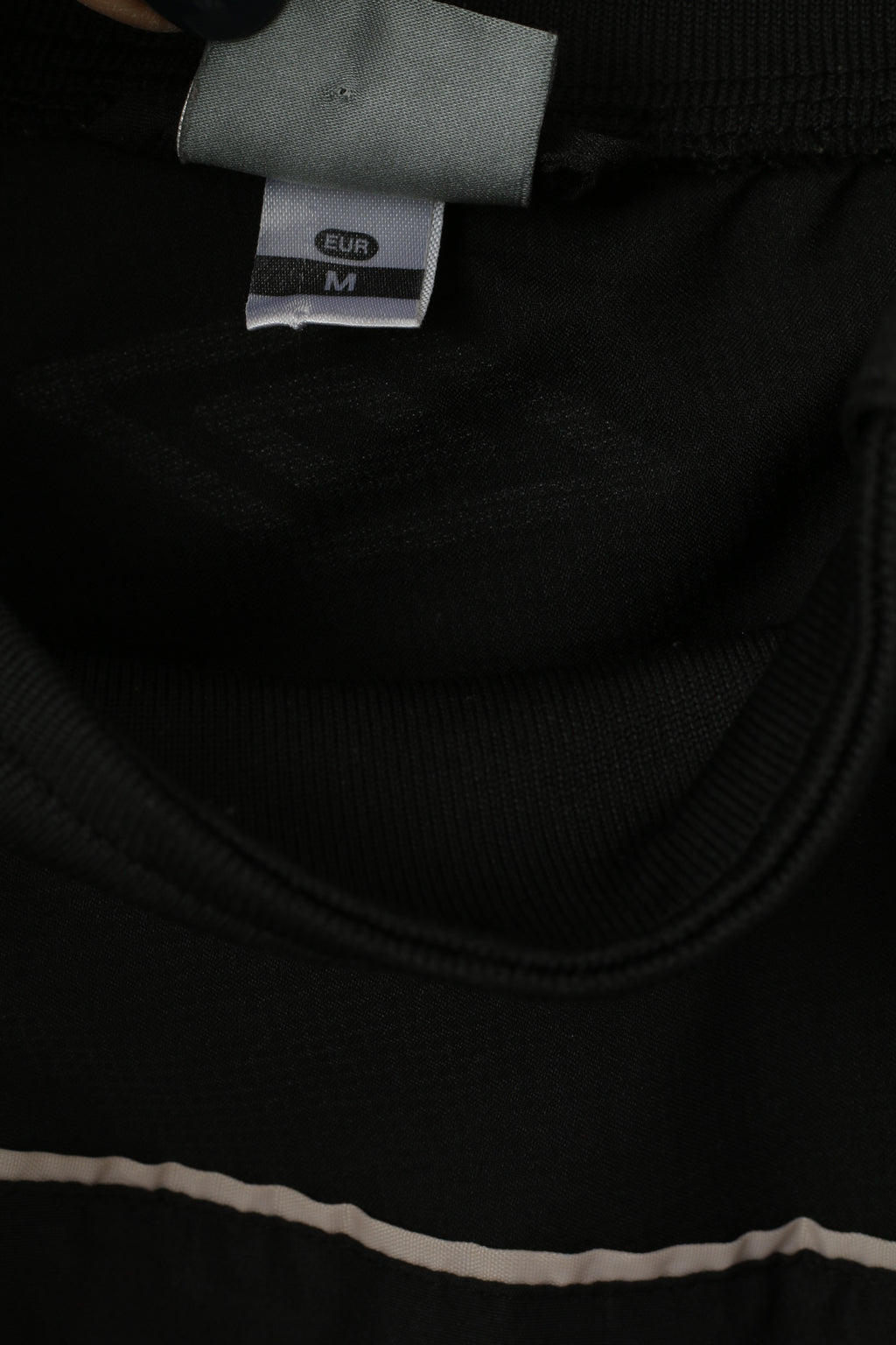 Giacca pullover Umbro da uomo M nera Abbigliamento sportivo da allenamento Top leggero