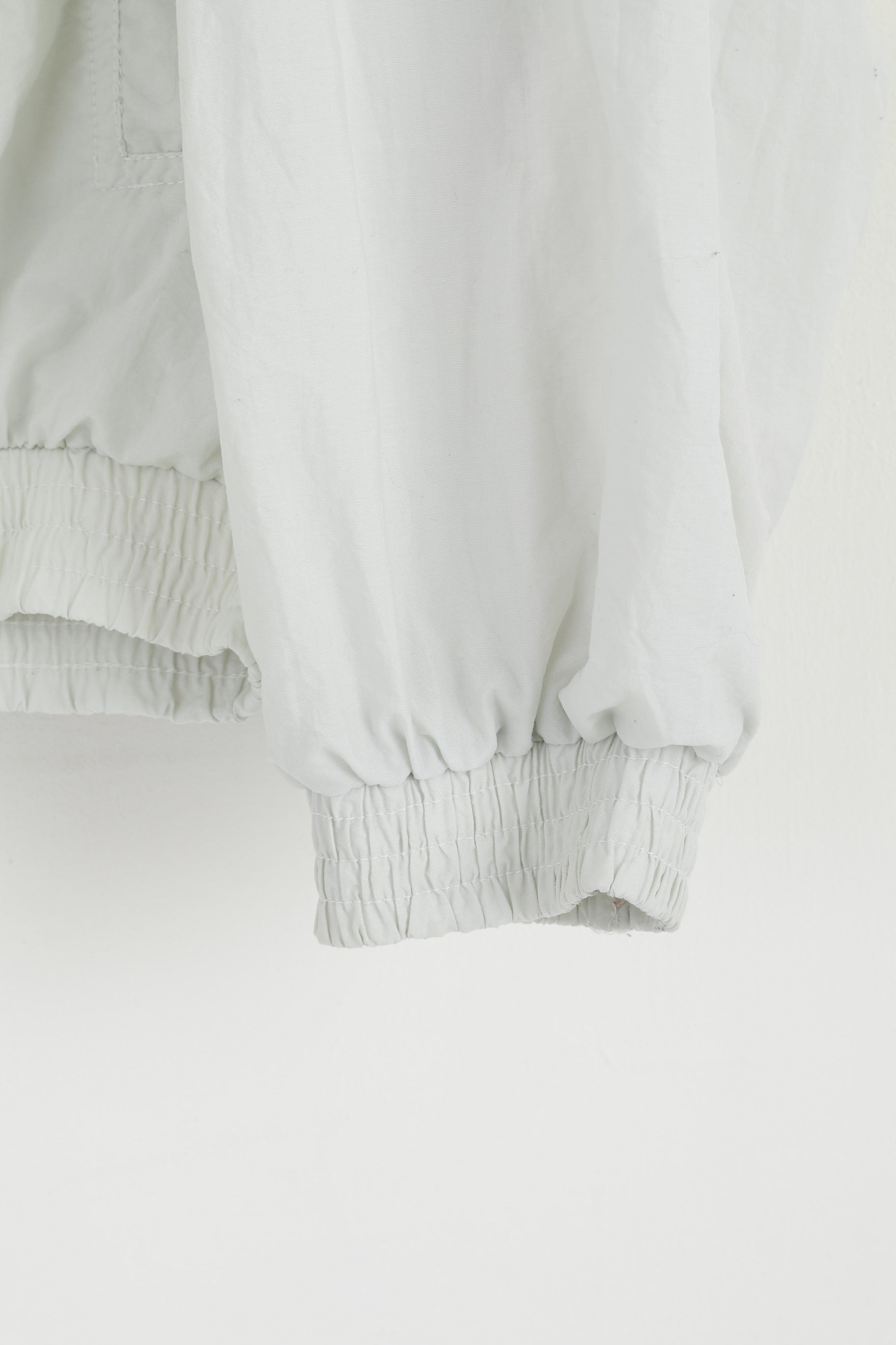 Wilson Uomo XXL Giacca Grigia Sport con racchetta Top da tennis vintage in nylon impermeabile