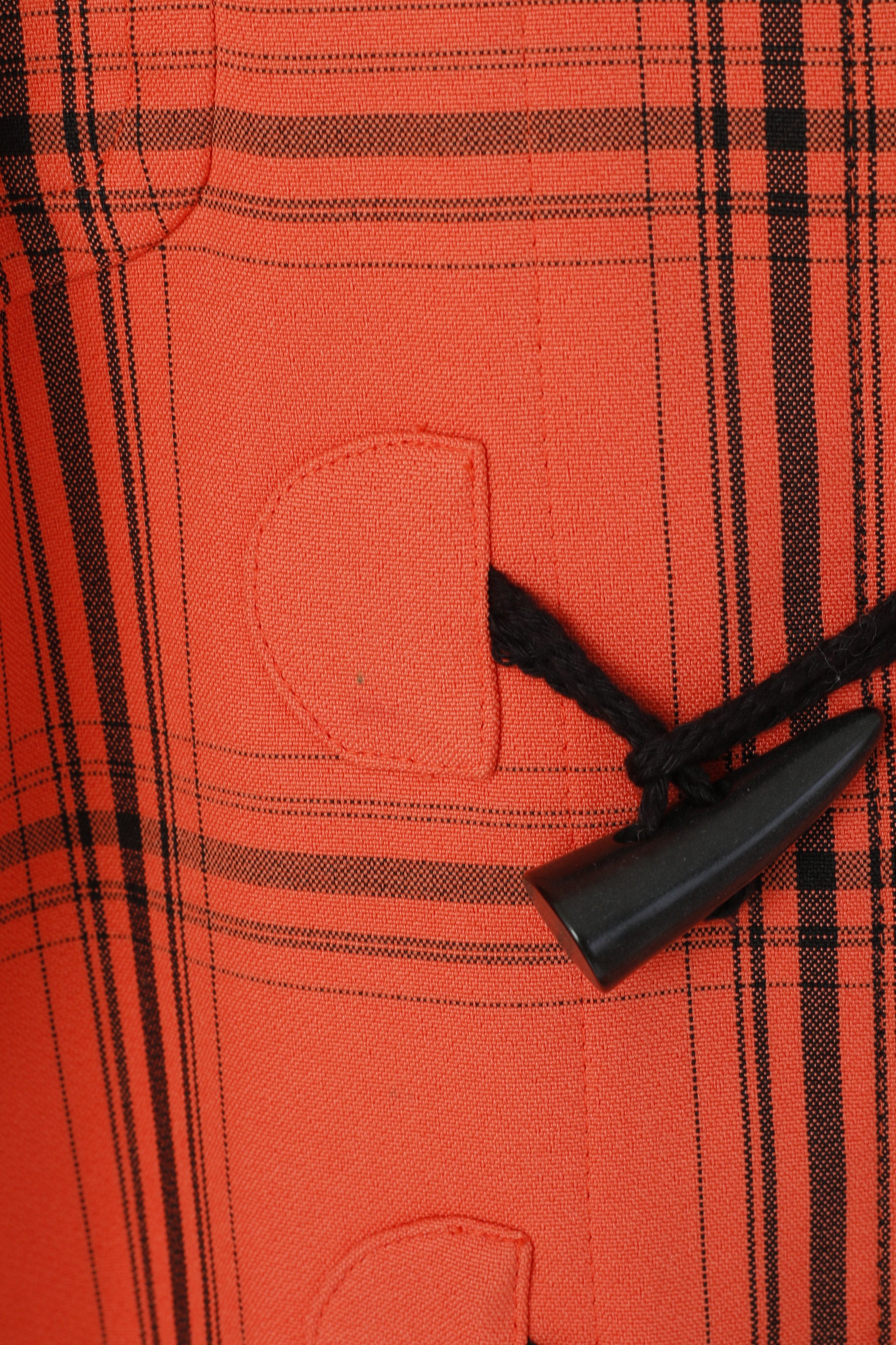 Armoire Essentials Femme 24 52 XXL Duffle Coat Corail Check Haut à capuche