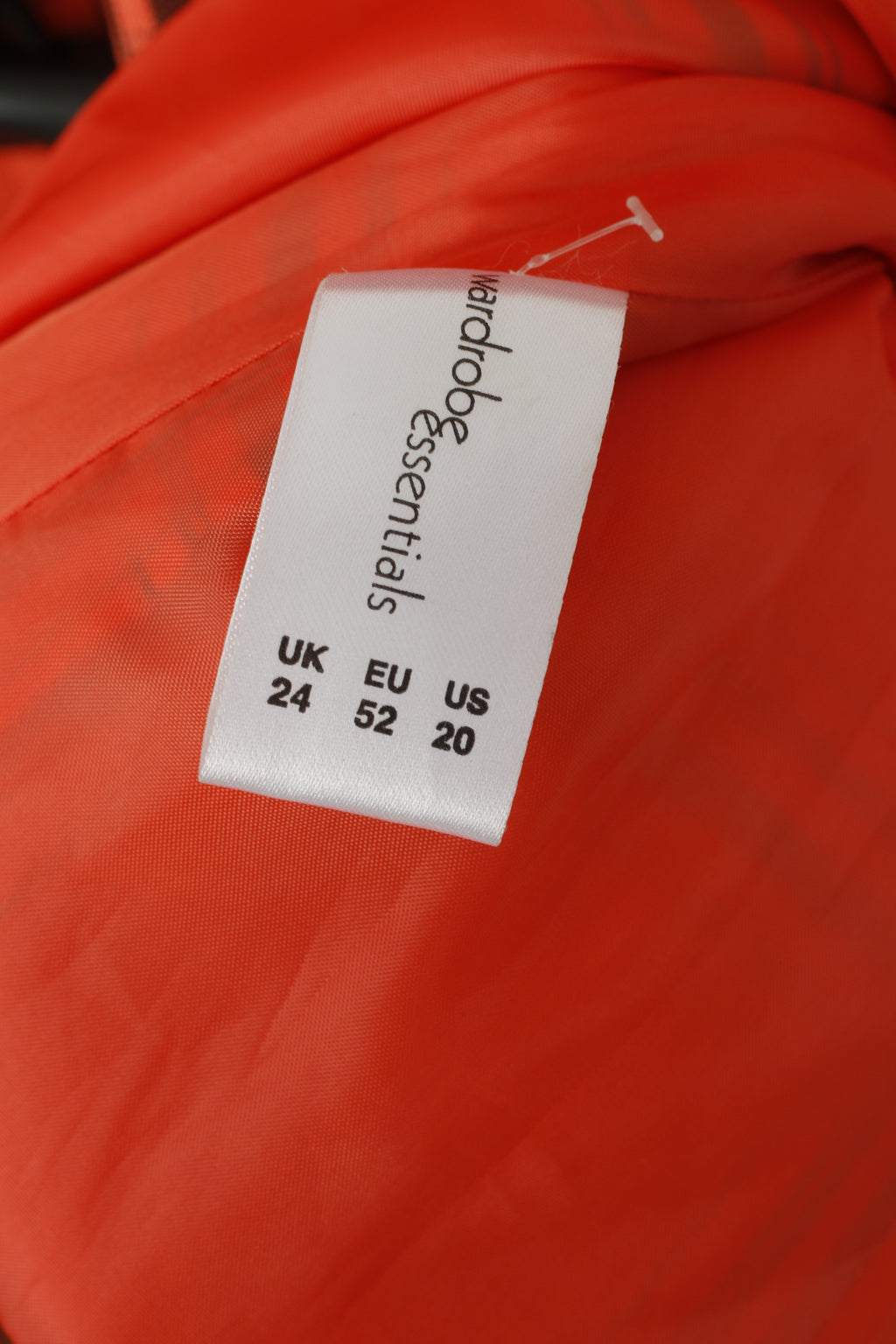 Armoire Essentials Femme 24 52 XXL Duffle Coat Corail Check Haut à capuche