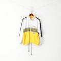 Canyon Men L Jacket Blanc Vintage Bomber Sports Unlimited Zip Up Track Top