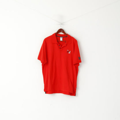 Helly Hansen Homme XXL Polo Rouge Coton Nor 1877 Classic Stretch Top