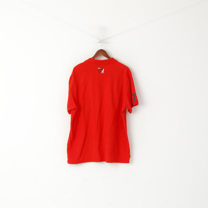 Helly Hansen Homme XXL Polo Rouge Coton Nor 1877 Classic Stretch Top