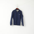 Umbro Men L Jacket Navy Vintage Sportswear Bomber Full Zip Traning Track Top