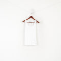 Under Armour Women M Shirt White Sportswear Gym Jersey Tank Top